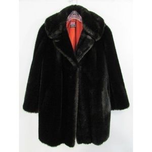 Tissavel of France Vintage Faux Fur Coat